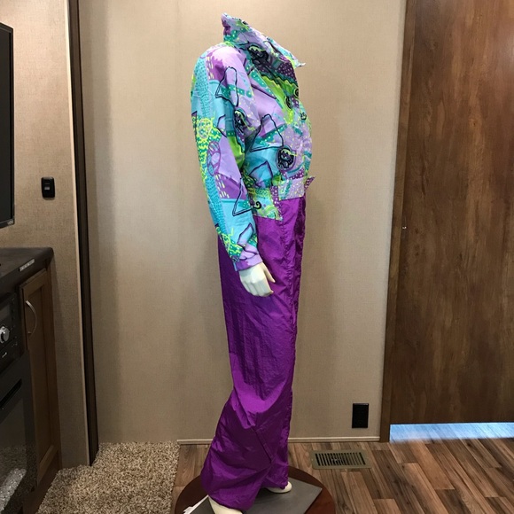 Roffe Ski Suit Vtg 80's Jumpsuit One-Piece Snow - Picture 2 of 8